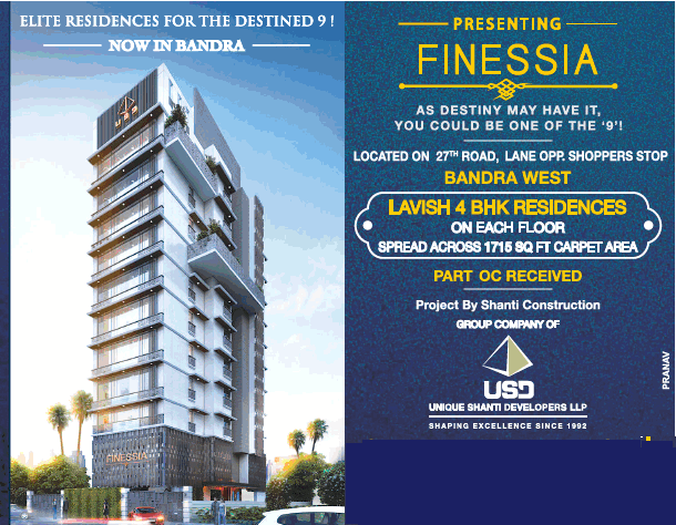 Presenting Elite residences forth designed now in Bandra, Mumbai
